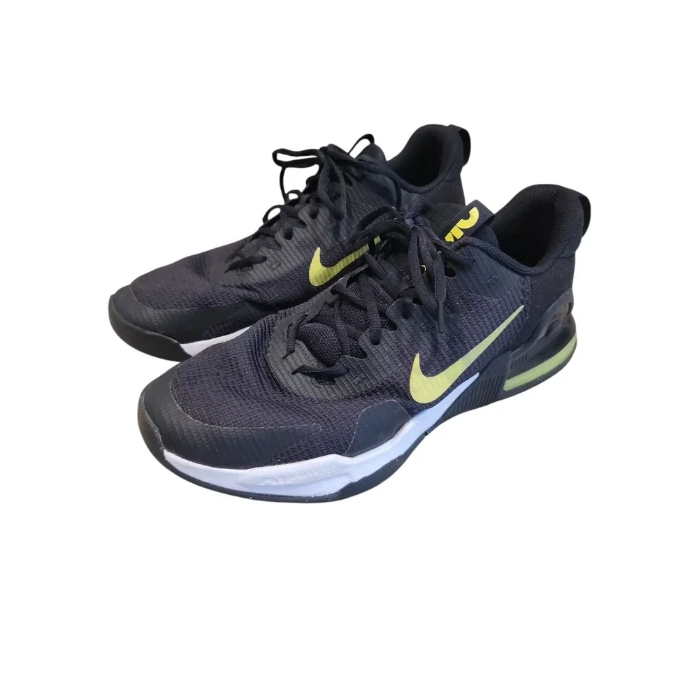 Nike Air Max Alpha Trainer 5 Black Volt Shoes Mens 11 Athletic Running Sneakers